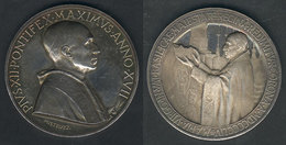 1656 VATICAN: Pope Pius XI, Commemorative Medal, Year 1954, VF Quality - Autres & Non Classés