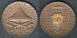 1660 VATICAN: Sede Vacante, Medal Of Year 1958, "Benedictius Card Aloisi Masella S.R.E. Ca - Autres & Non Classés