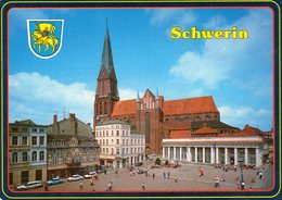 BRD - MV:  19 053 Schwerin, Marktplatz Mit Dom - Schwerin