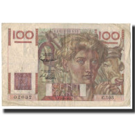 France, 100 Francs, 100 F 1945-1954 ''Jeune Paysan'', 1952-10-02, TB+ - 100 F 1945-1954 ''Jeune Paysan''