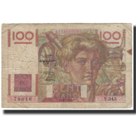 France, 100 Francs, 100 F 1945-1954 ''Jeune Paysan'', 1949-05-19, TB - 100 F 1945-1954 ''Jeune Paysan''