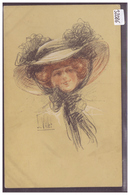 FEMME AU CHAPEAU - PAR L. VALLET - TB - Vallet, L.