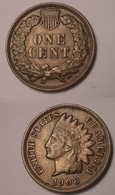 M_p> Stati Uniti 1 Cent 1908 Indian Head - 1859-1909: Indian Head