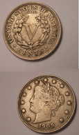 M_p> Stati Uniti 5 ( FIVE ) Cents 1909 - 1883-1913: Liberty