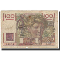 France, 100 Francs, 100 F 1945-1954 ''Jeune Paysan'', 1950-11-16, B+ - 100 F 1945-1954 ''Jeune Paysan''