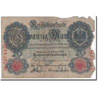 Billet, Allemagne, 20 Mark, 1914, 1914-02-19, KM:46b, B - 10 Mark