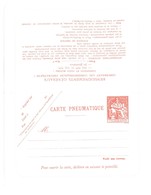 4539 PARIS Carte Lettre Pneumatique CHAPLAIN 8,40 F Tarif 1977 Neuf Yv 2623 CLPP 8f40 Storch V16 - Pneumatische Post