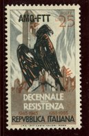 Italy Trieste. 1954 25l  Eagle Issue  #200 - Ungebraucht