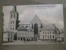 Cpa Tirlemont ( Tienen ) - Eglise Saint Germain Et Marché Au Bétail - 12 - Tienen