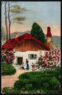 B3270 - Besetzt Mit Glasperlen - Glückwunschkarte - L&P 6108 - Cartoline Porcellana
