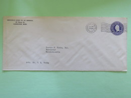 USA 1941 Stationery Cover Washington 3 C - From Cambridge To Worcester - Steel - 1941-60