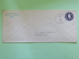 USA 1942 Stationery Cover Washington 3 C - From Sterling Junction To Worcester - 1941-60