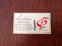 Expo Philatélique Grenade 1992 Neuve Autocollante - Briefmarkenmessen