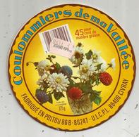 étiquette Fromage , Dessus De Boite ,  Diam. 13 Cms , COULOMMIERS DE MA VALLEE , 86 , CIVRAY, Frais Fr 1.45 E - Cheese