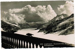 CPA Jungfraujoch, Berghausterrasse, Blich Auf Aletschgletscher (pk44371) - Berg