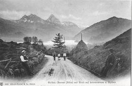 GOLDAU → Berner Höhe Mit Blick Auf Lauerzersee & Mythen Mit Passanten, Ca.1910 - Lauerz