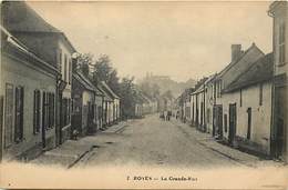 - Somme -ref-C109-  Boves - La Grande Rue - Carte Bon Etat - - Boves