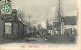 - Somme -ref-C106- Ailly Le Haut Clocher - Rue De Long - Carte Bon Etat - - Ailly Le Haut Clocher