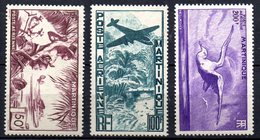 Col 7 :Martinique   Neuf X MH / XX MNH  PA  N° 13 à 15 Cote 63,80 € - Luftpost