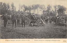 CPA 60 DRAGONS FRANCAIS CAMPES A CHOISY AU BAC - Other & Unclassified