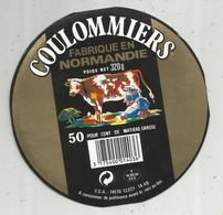 étiquette Fromage , Dessus De Boite  , Coulommiers , V.S.A , 14 , CLECY , Frais Fr 1.45 E - Formaggio