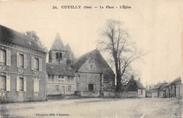 CPA 60 CUVILLY LA PLACE L EGLISE - Autres & Non Classés