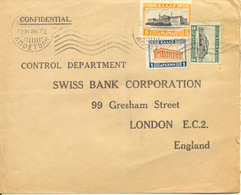 1934 Lettre De Greece Vers London. Cover - Lettres & Documents