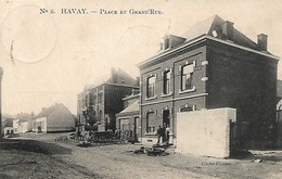 Havay  Place Et Grand Rue - Quévy