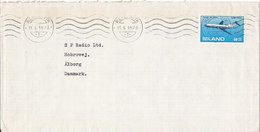 Iceland Cover Sent To Denmark Reykjavik 11-5-1970 Single Stamped - Lettres & Documents