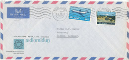 Iceland Air Mail Cover Sent To Denmark Reykjavik 2-2-1971 - Airmail