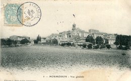 Mormoiron Vue Generale Circulee En 1905 - Mormoiron