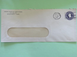 USA 1943 Stationery Cover Washington 3 C From Springfield - Wire Works - 1941-60