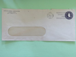 USA 1944 Stationery Cover Washington 3 C From New York - Church St. Anne - Steel - 1941-60