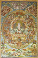 TIBET THANGKA SILK CLOTH EMBROIDERY - Art Asiatique