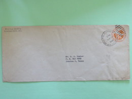 USA 1949 Stationery Cover Plane 6 C From Air Field Kansas To Houston - 1941-60