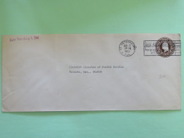 USA 1955 Stationery Cover Washington 1.50 C From St. Petersburg To Canada - 1941-60