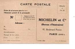 Cpa Michelin Demande D'itinéraires Avt 1926 - Autres & Non Classés