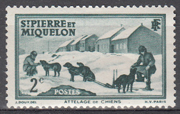 ST PIERRE AND MIQUELON   SCOTT NO . 172      MINT HINGED      YEAR  1938 - Unused Stamps