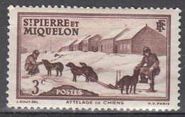 ST PIERRE AND MIQUELON   SCOTT NO . 173      MINT HINGED      YEAR  1938 - Unused Stamps