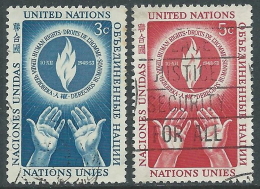 1953 NAZIONI UNITE NEW YORK USATO GIORNATA DEI DIRITTI DELL'UOMO - Z15-5 - Usados