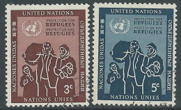 1953 NAZIONI UNITE NEW YORK USATO RIFUGIATI - Z12-9-2 - Used Stamps