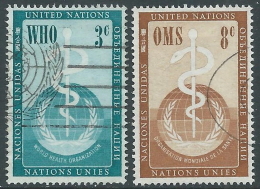 1956 NAZIONI UNITE NEW YORK USATO SANITA - Z18 - Used Stamps