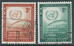 1957 NAZIONI UNITE NEW YORK USATO CONSIGLIO DI SICUREZZA - Z18-3 - Used Stamps