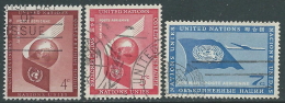 1957-59 NAZIONI UNITE NEW YORK POSTA AEREA USATO SOGGETTI DIVERSI - Z19-6 - Posta Aerea