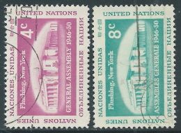 1959 NAZIONI UNITE NEW YORK USATO ASSEMBLEA A FLUSHING - Z18-6 - Oblitérés