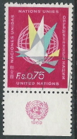 1969-70 NAZIONI UNITE GINEVRA USATO SOGGETTI DIVERSI 75 CENT CON APPENDICE Z23-6 - Gebruikt