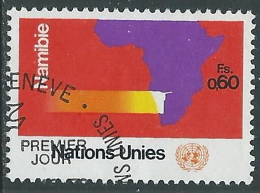 1973 NAZIONI UNITE GINEVRA USATO NAMIBIA - Z23-7 - Oblitérés