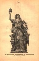 Die Germania Vom Nationaldenkmal Auf Dem Niederwald / Druck, Entnommen Aus Kalender / 1884 - Colis
