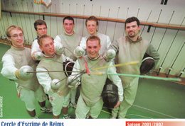 CERCLE D'ESCRIME DE REIMS- Saison 2001/2002 - Scherma