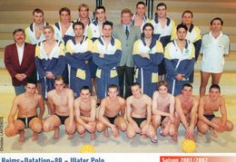 REIMS NATATION- 89-WATERPOLO- Saison 2001/2002 - Nuoto
